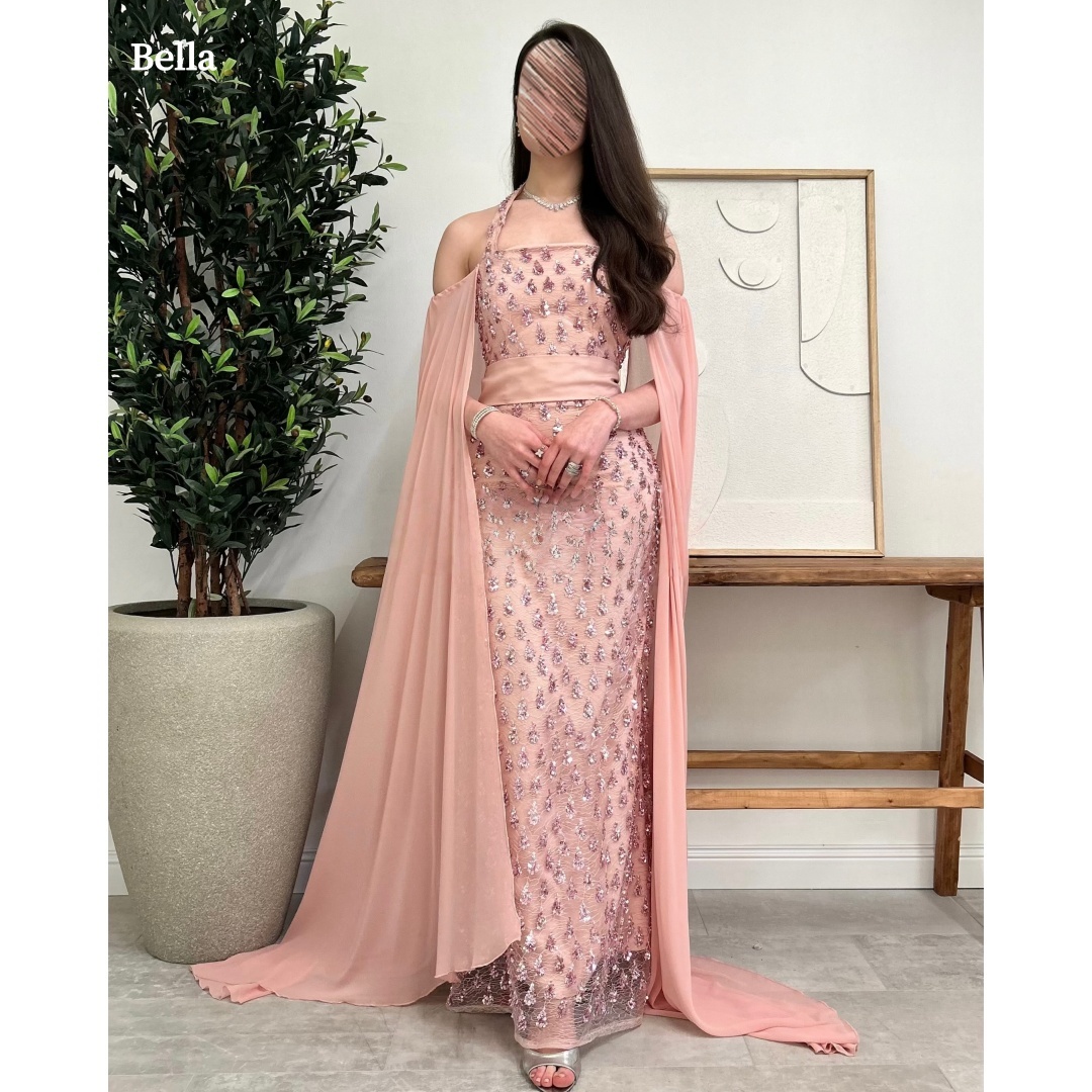 Women Formal Wear For Graduation - فستان سهرة ساتان مخصص من بيلا