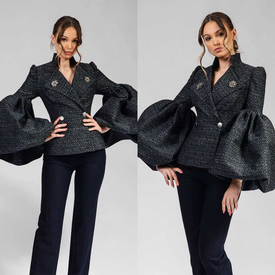 Unique Women'S Formal Wear - فستان بليزر نسائي بتصميم فريد من