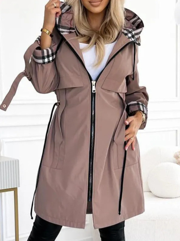 Trench Coat Formal - موضة خندق معطف امرأة الخريف الشتاء