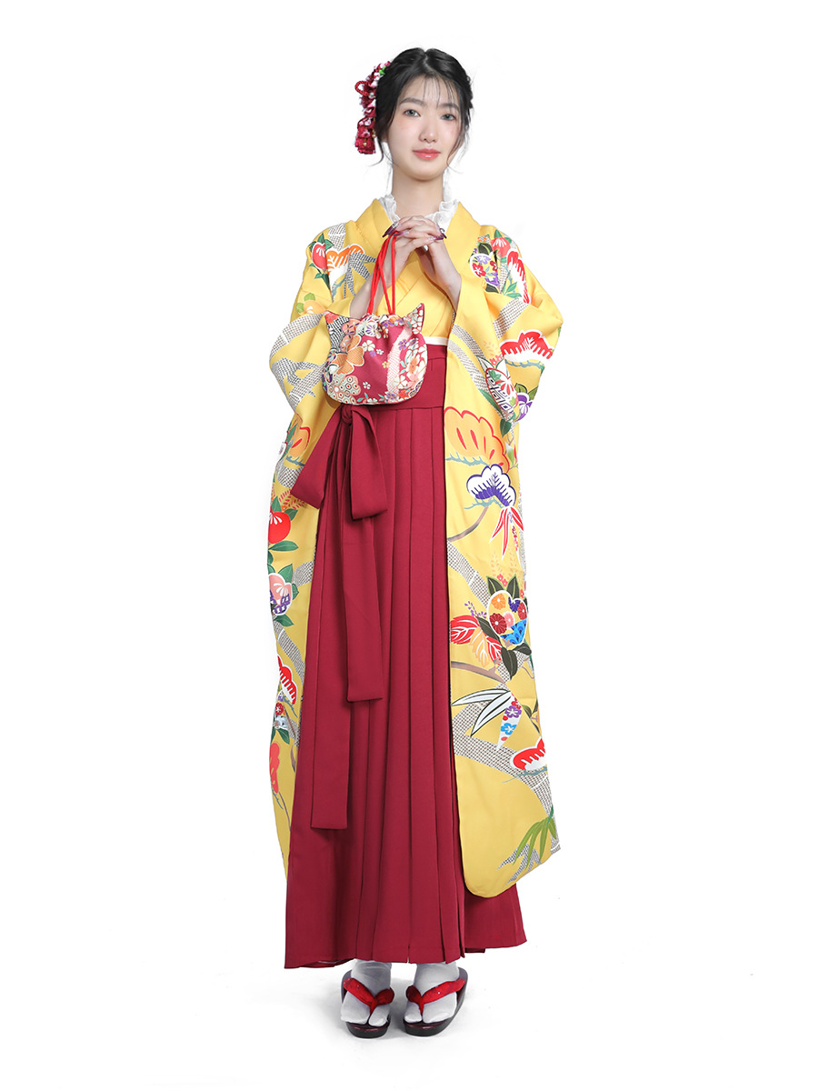 Women Formal Wear For Graduation - طقم كيمونو ياباني نسائي بأسلوب وابي-سابي،
