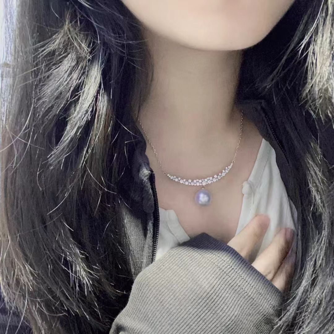S925 فضة قلادة النتائج مجوهرات - مراجعة Pearl Necklace Set وسعره