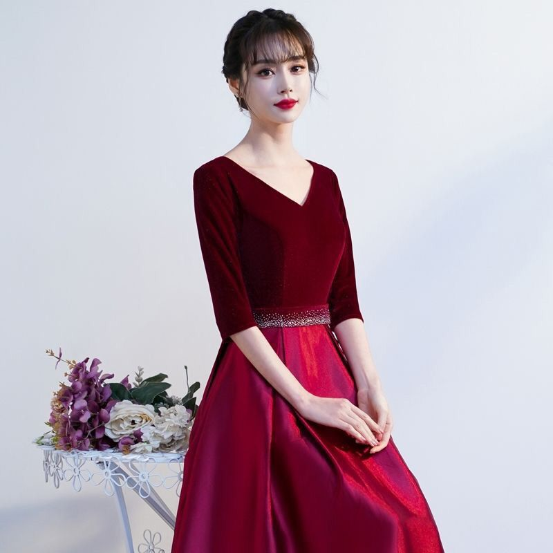 فستان كورالي طويل على الطراز ا - مراجعة Woman Formal Wear وسعره