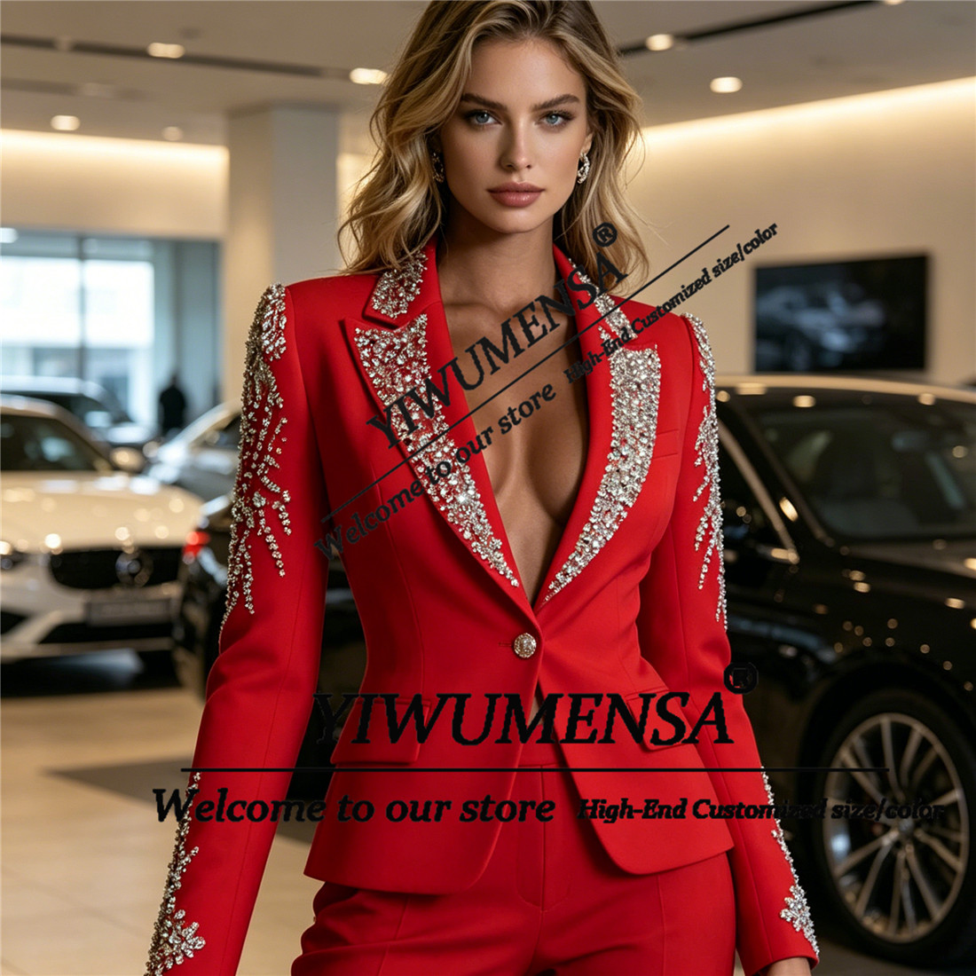 بدلات نسائية فاخرة من قطعتين م - مراجعة Woman Formal Wear وسعره