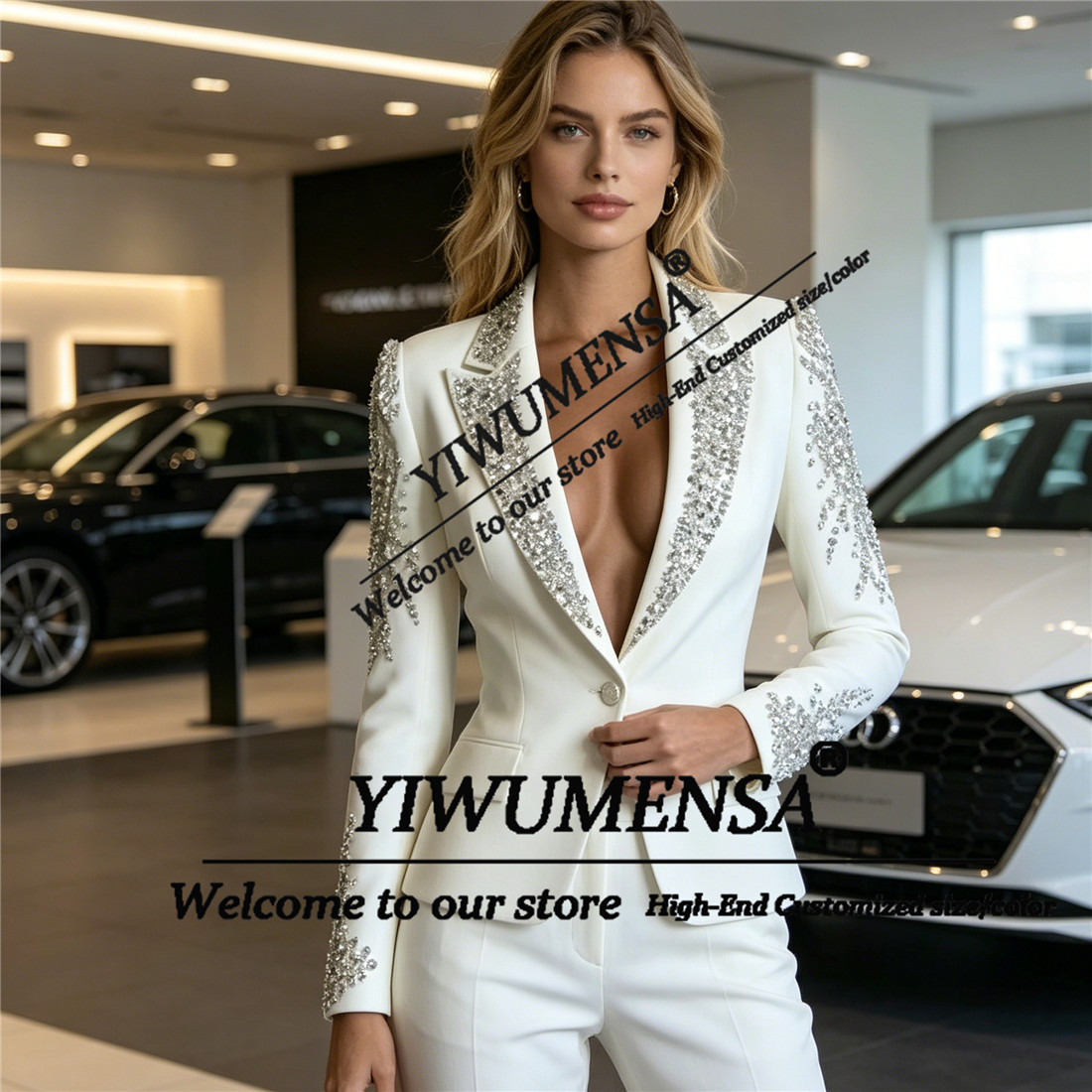 بدلات نسائية فاخرة من قطعتين م - مراجعة Woman Formal Wear وسعره