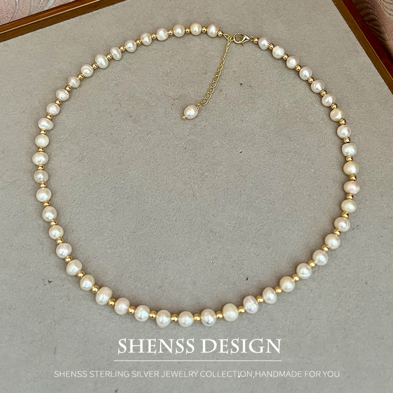 قلادة لؤلؤ المياه العذبة الكلا - مراجعة Pearl Necklace Set وسعره
