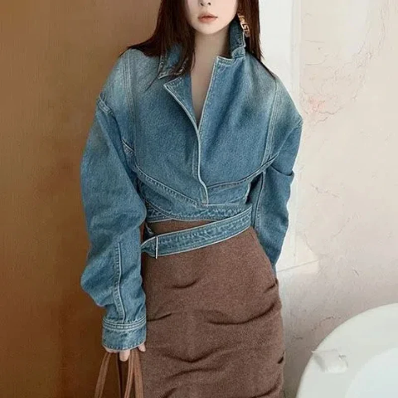 سترة الدنيم الرجعية الأزرق الم - مراجعة Unique Women'S Formal Wear وسعره
