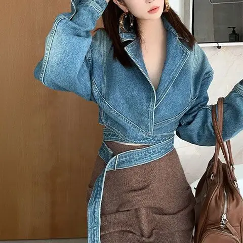سترة الدنيم الرجعية الأزرق الم - مراجعة Unique Women'S Formal Wear وسعره