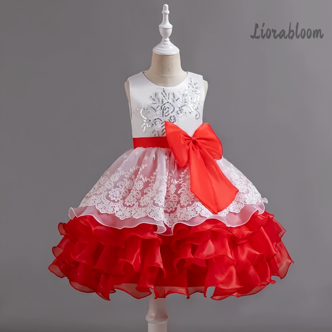 فستان بناتي أنيق بدون أكمام بف - مراجعة Woman Formal Wear وسعره