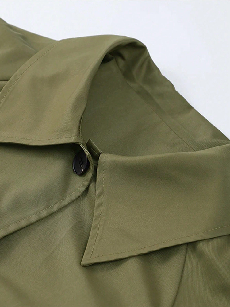 الجديد في بطانة منقوشة معطف خن - مراجعة Trench Coat Formal وسعره