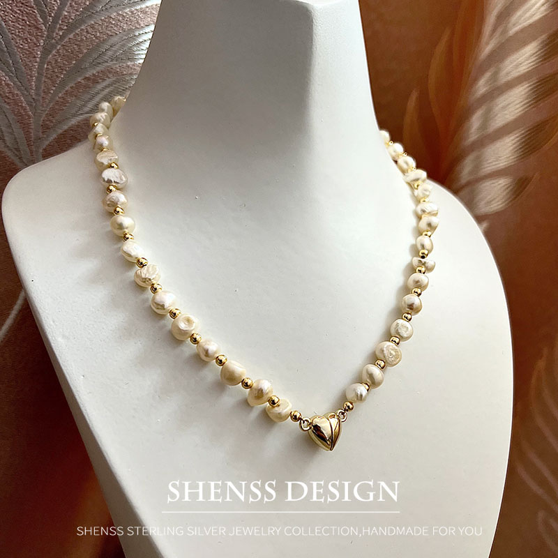 عقد من لؤلؤ المياه العذبة البا - مراجعة Pearl Necklace Set وسعره