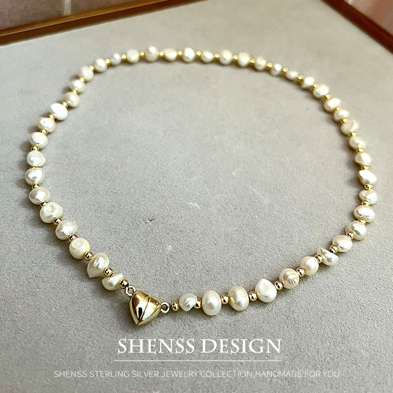 عقد من لؤلؤ المياه العذبة البا - مراجعة Pearl Necklace Set وسعره