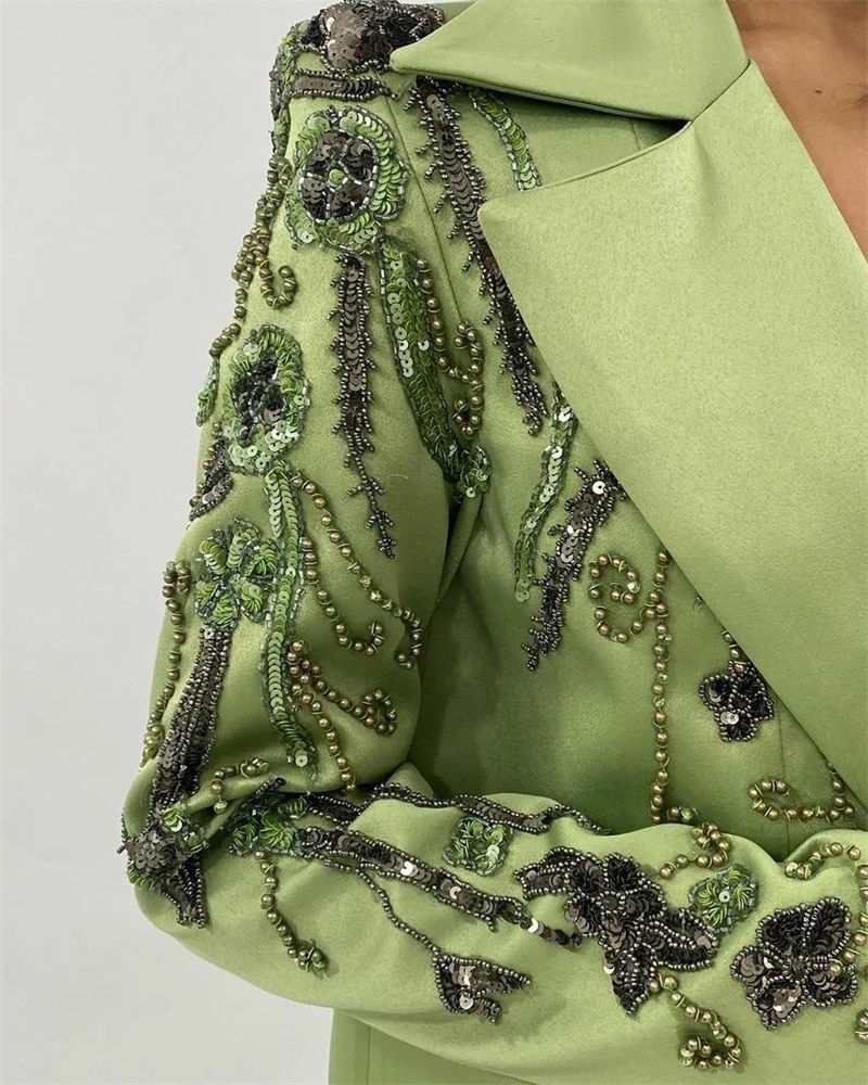 مصمم الأخضر الساتان النساء الد - مراجعة Women'S Green Formal Wear وسعره