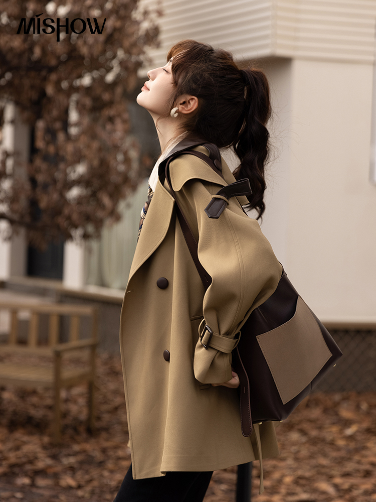 MISHOW معطف واقٍ من المطر للنس - مراجعة Trench Coat Formal وسعره