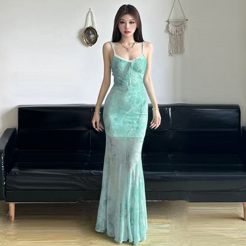 فستان صيفي طويل للشاطئ للنساء، - مراجعة Women'S Green Formal Wear وسعره