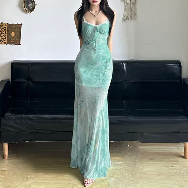 فستان صيفي طويل للشاطئ للنساء، - مراجعة Women'S Green Formal Wear وسعره