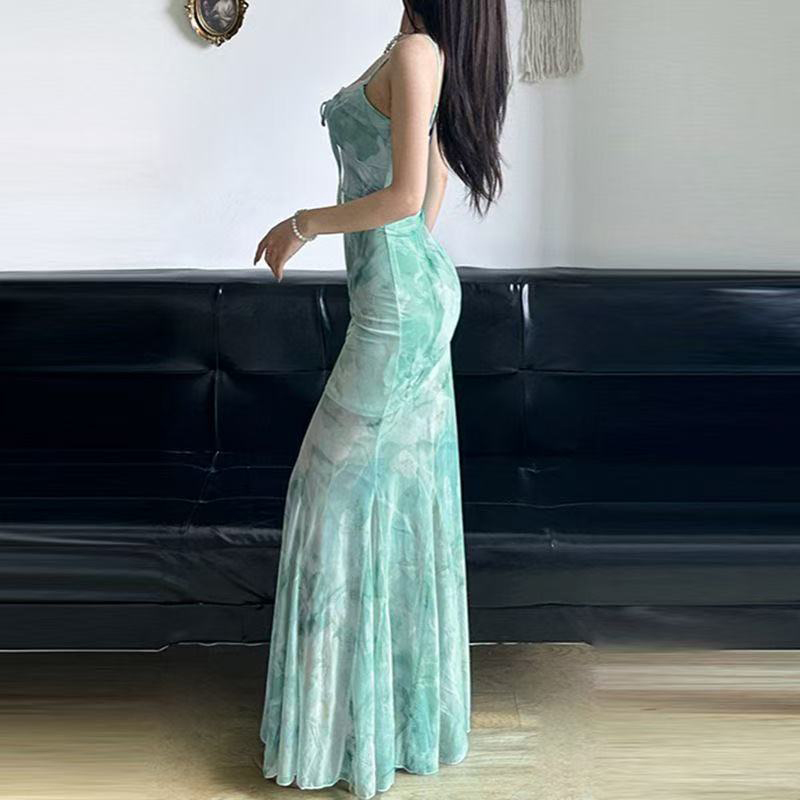 فستان صيفي طويل للشاطئ للنساء، - مراجعة Women'S Green Formal Wear وسعره