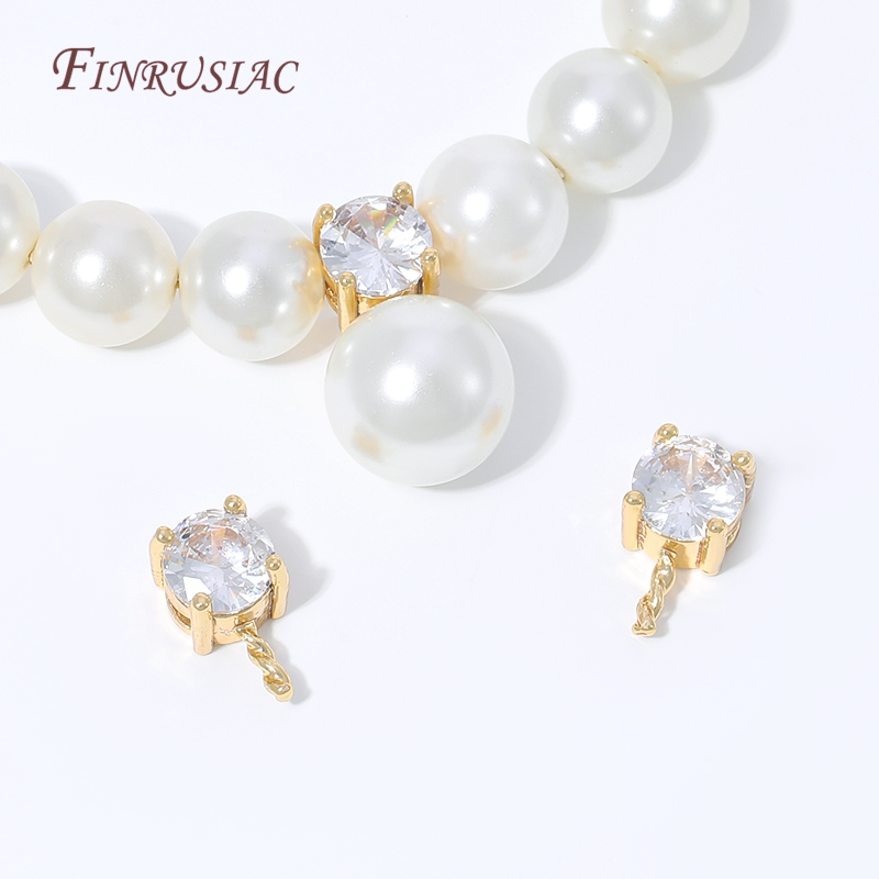 موصل لؤلؤ مطلي بالذهب عيار 18  - مراجعة Pearl Necklace Set وسعره